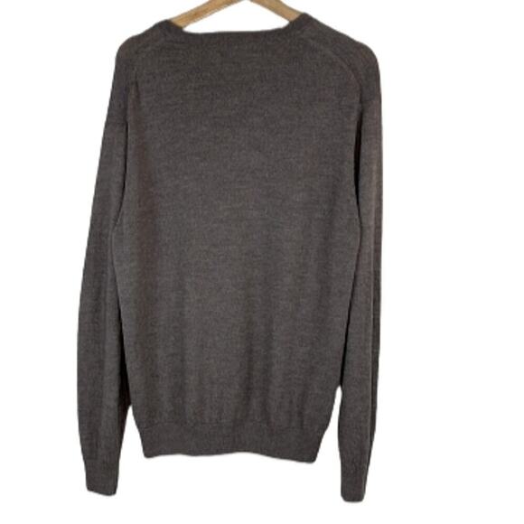 TURNBURY FINE EXTRA MERINO WOOL MEN'S SWEATER SIZE L - Picture 6 of 7